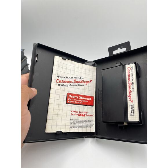 Where in The World is Carmen Sandiego (Sega Master System) CIB Tested W/manuals - Picture 4 of 8